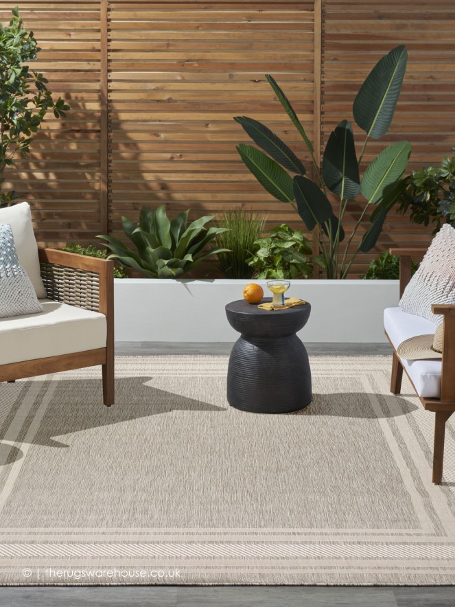 Horizon Border Grey Rug - 2
