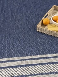 Horizon Border Navy Rug - Thumbnail - 4