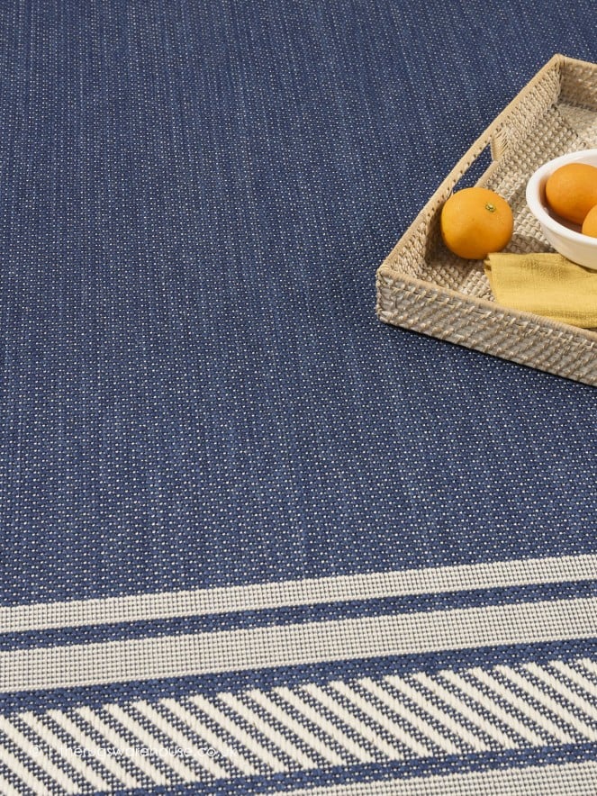 Horizon Border Navy Rug - 4