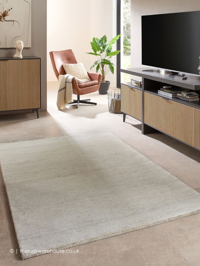 Heaven Uni Light Grey Rug - 2