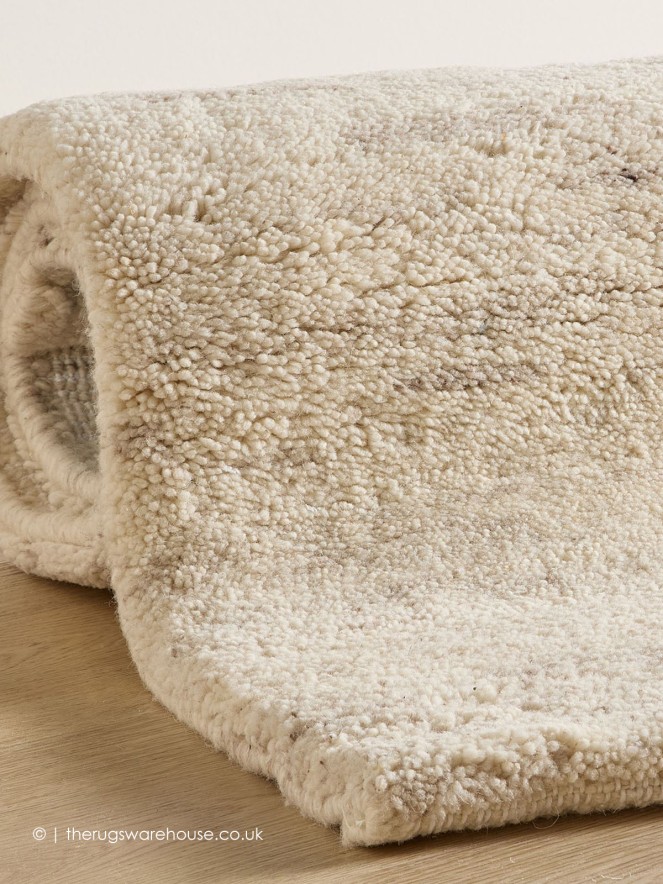 Berber Marok Whitesmoke Rug - 4