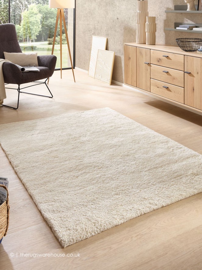 Pure Clouds White Rug - 3