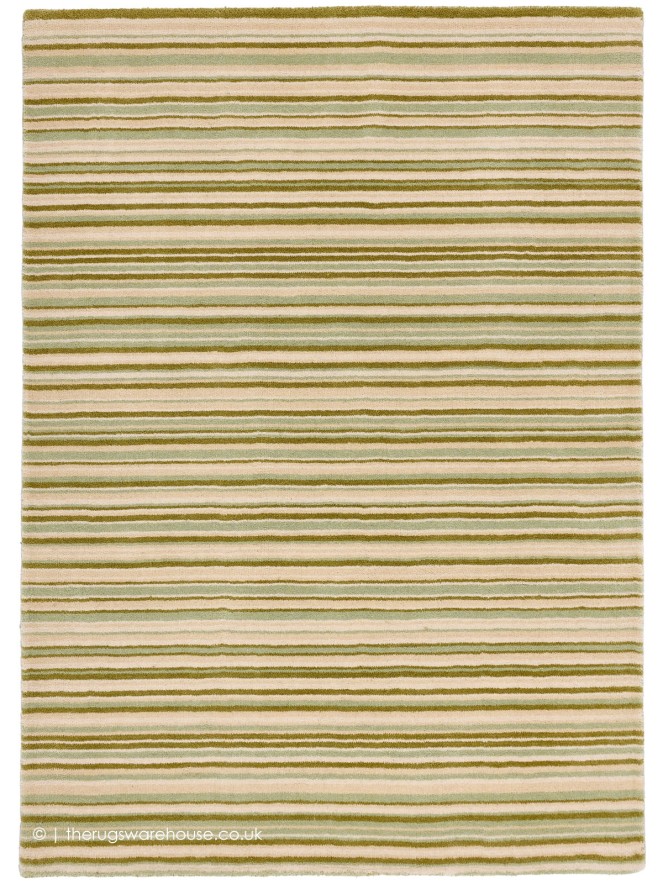Fine Stripes Green Rug - 6