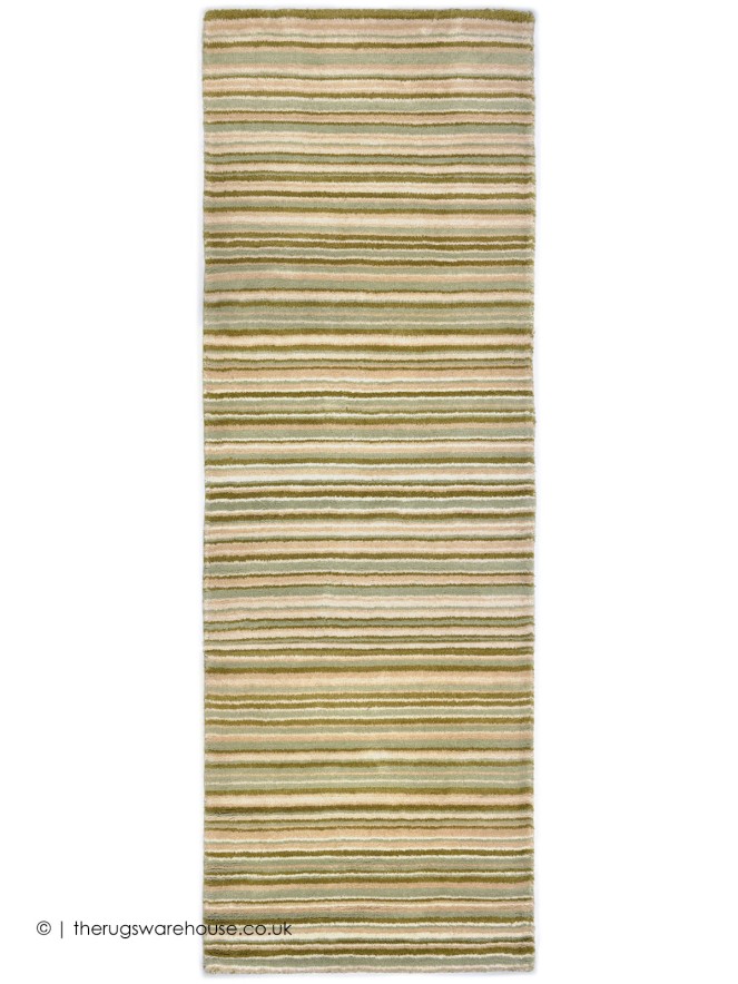 Fine Stripes Green Runner - 5