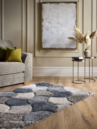 Scallop Navy Rug - Thumbnail - 2