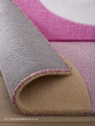 Retro Deco Pink Rug - Thumbnail - 4