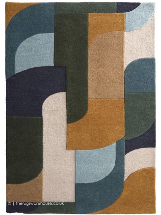 Retro Deco Blue