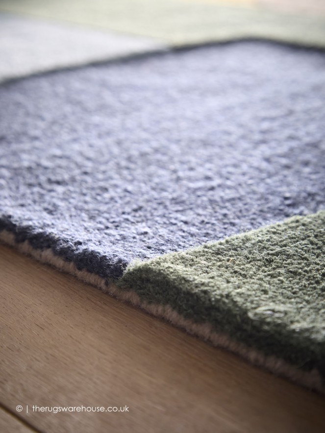Retro Deco Blue Rug - 4