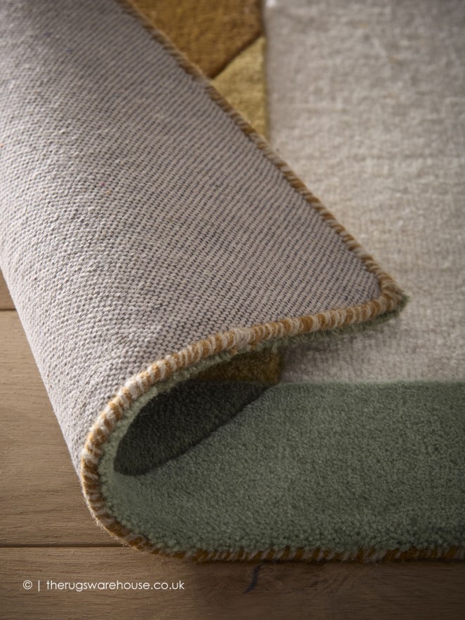 Retro Deco Tan Rug - 5