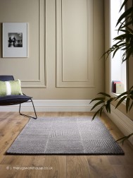 Geo Metric Charcoal Rug - Thumbnail - 2