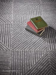 Geo Metric Charcoal Rug - Thumbnail - 3