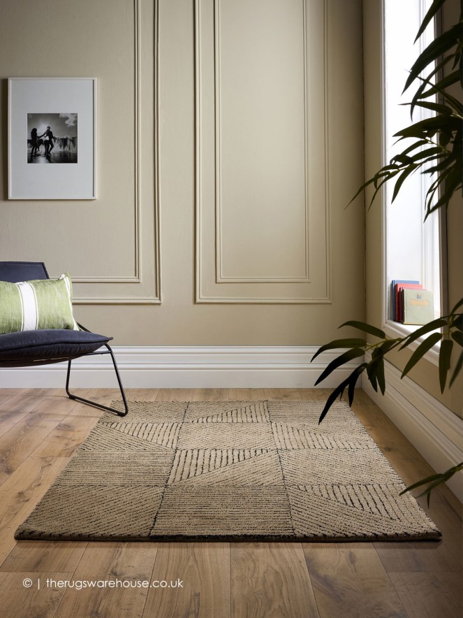 Geo Metric Sand Rug - 2