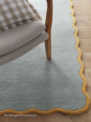 Scalloped Elsie Blue Rug - Thumbnail - 3