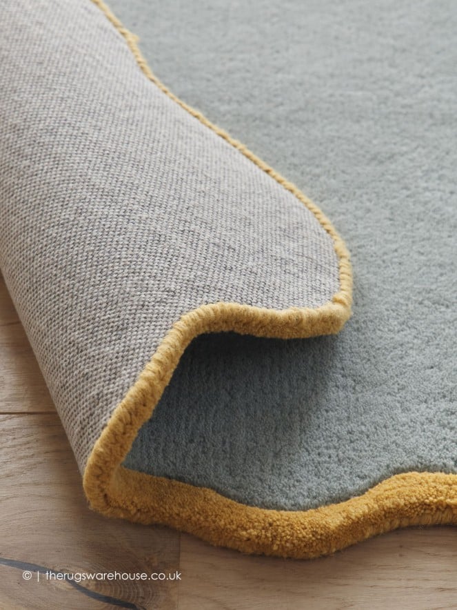 Scalloped Elsie Blue Rug - 5