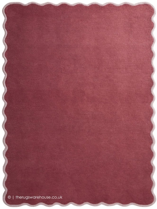 Scalloped Elsie Coral Rug - 6