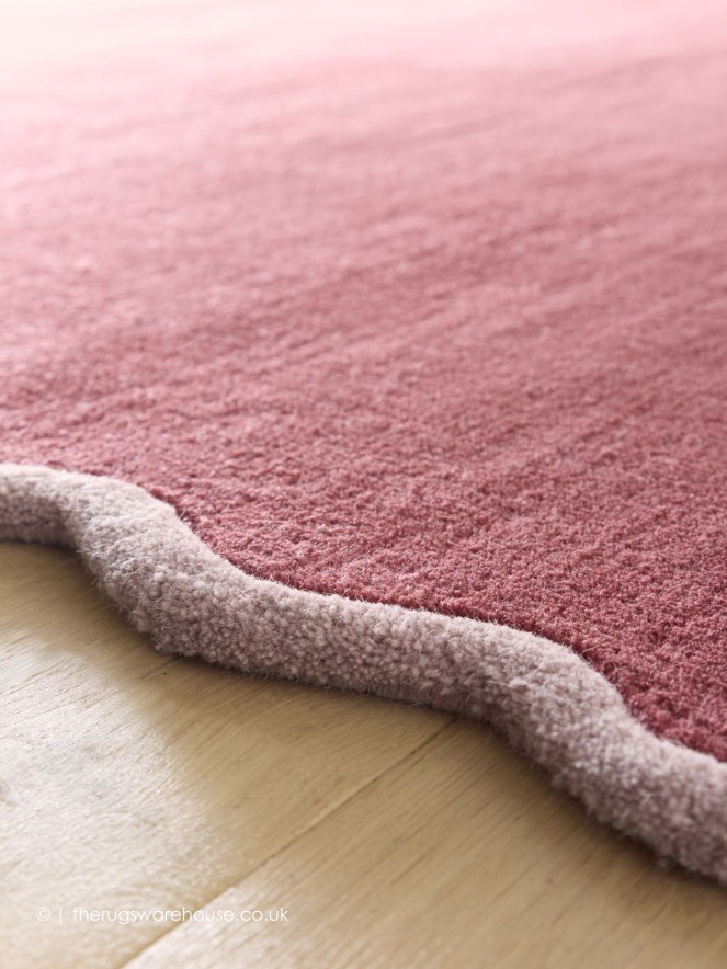 Scalloped Elsie Coral Rug - 4