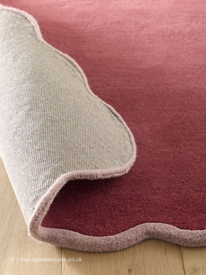 Scalloped Elsie Coral Rug - 5