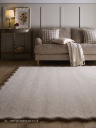 Scalloped Elsie Beige Rug - Thumbnail - 2