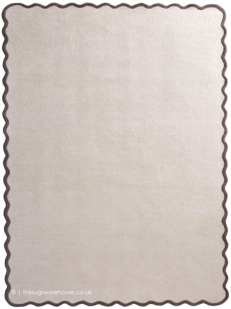 Scalloped Elsie Beige