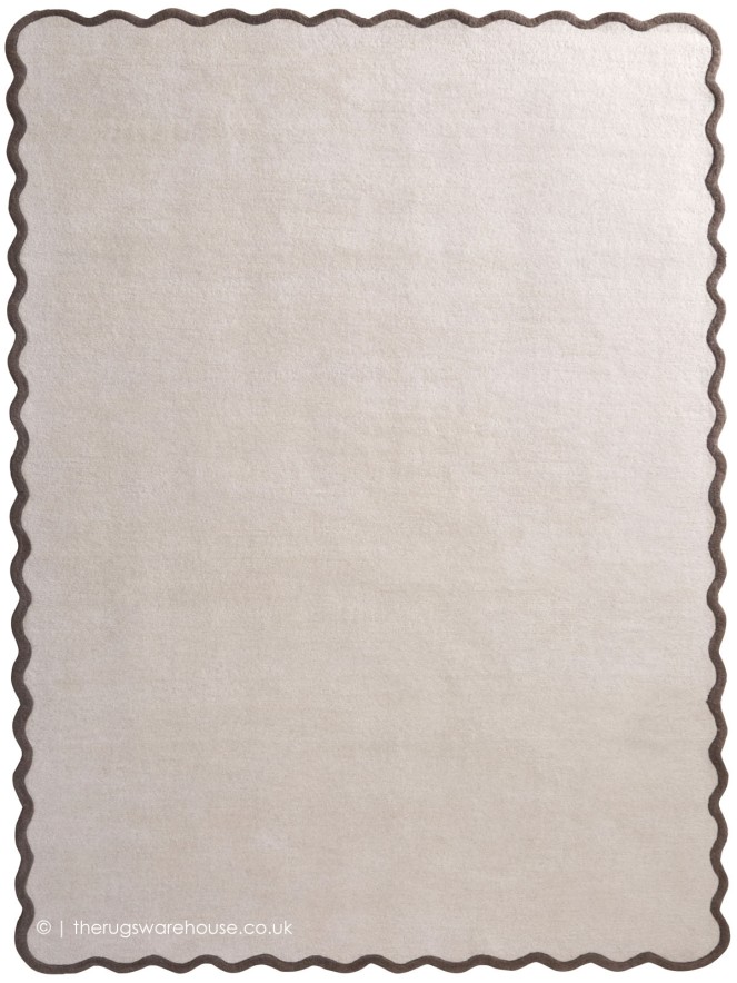 Scalloped Elsie Beige Rug - 6