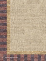 Polmatre Beige Red Rug - Thumbnail - 3