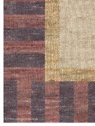 Polmatre Beige Red Rug - Thumbnail - 5