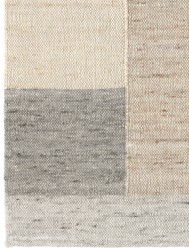Streto Ivory Grey Rug - Thumbnail - 5
