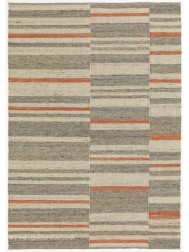Medeney Grey Orange Rug - Thumbnail - 2