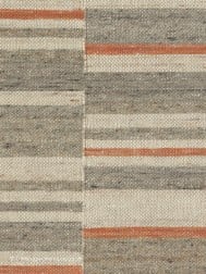 Medeney Grey Orange Rug - Thumbnail - 4