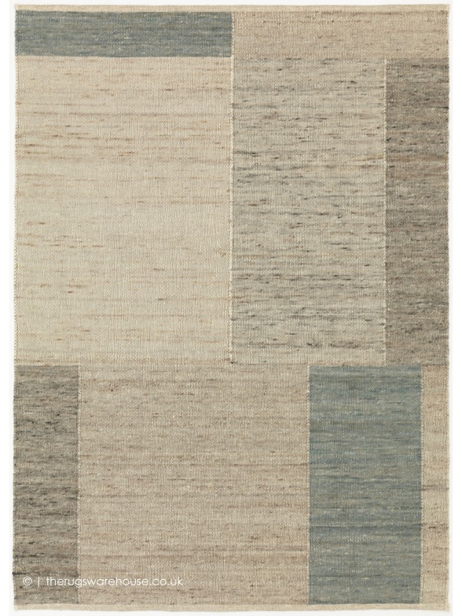 Ovola Grey Teal Rug - 2