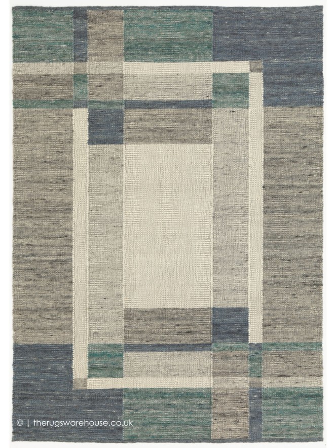 Artico Grey Aqua Rug - 2