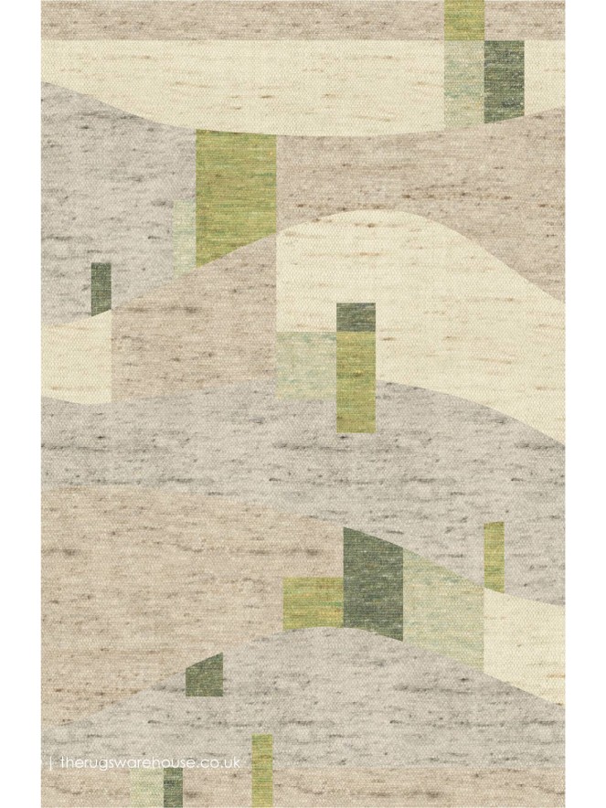 Fenuma Green Mix Rug - 2