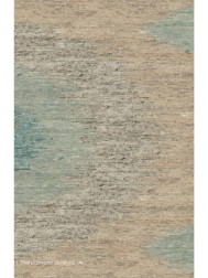 Gora Grey Teal Rug - Thumbnail - 2