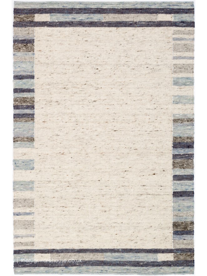 Countrywalk Ivory Blue Rug - 2