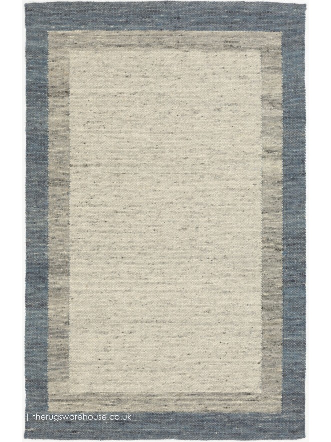 Allo Tre Platinum Blue Rug - 2