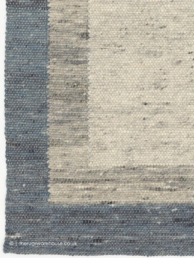 Allo Tre Platinum Blue Rug - 4