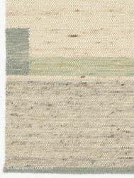 Nordiale Ivory Teal Rug - Thumbnail - 5