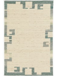 Digimatic Cream Aqua Rug - Thumbnail - 2