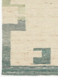 Digimatic Cream Aqua Rug - Thumbnail - 5