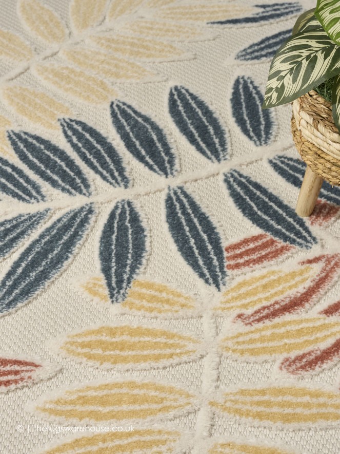 Aloha Ferns Ivory Rug - 6