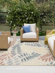 Aloha Ferns Ivory Rug - Thumbnail - 4