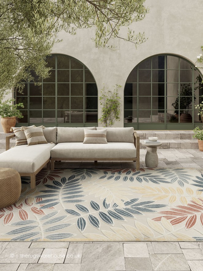 Aloha Ferns Ivory Rug - 5