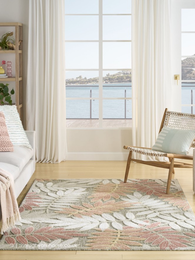 Aloha Ferns Sage Rug - 5
