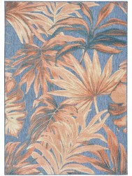 Aloha Leaves Blue Rug - Thumbnail - 9