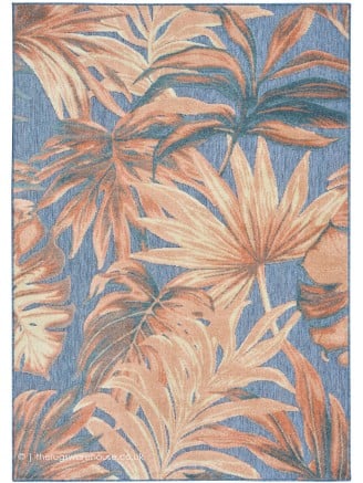 Aloha Leaves Blue