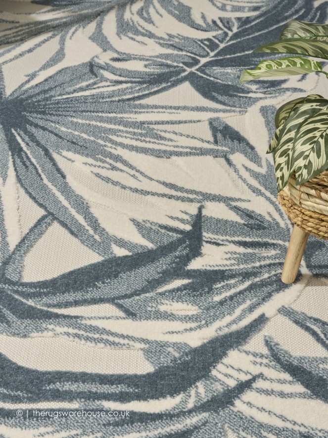Aloha Leaves Ivory Rug - 7