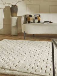 Priory Squares Ivory Rug - Thumbnail - 2