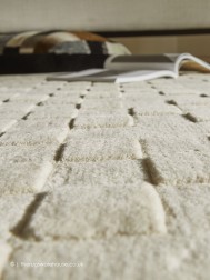 Priory Squares Ivory Rug - Thumbnail - 5
