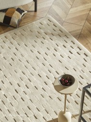 Priory Squares Ivory Rug - Thumbnail - 4