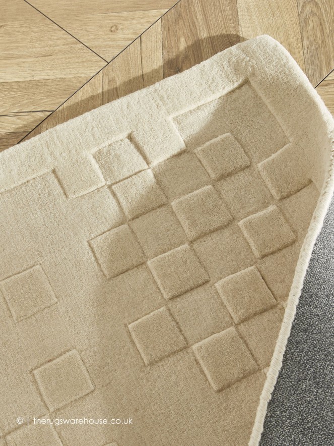 Priory Squares Ivory Rug - 9